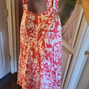 1950's baby doll hawaiian print halter dress